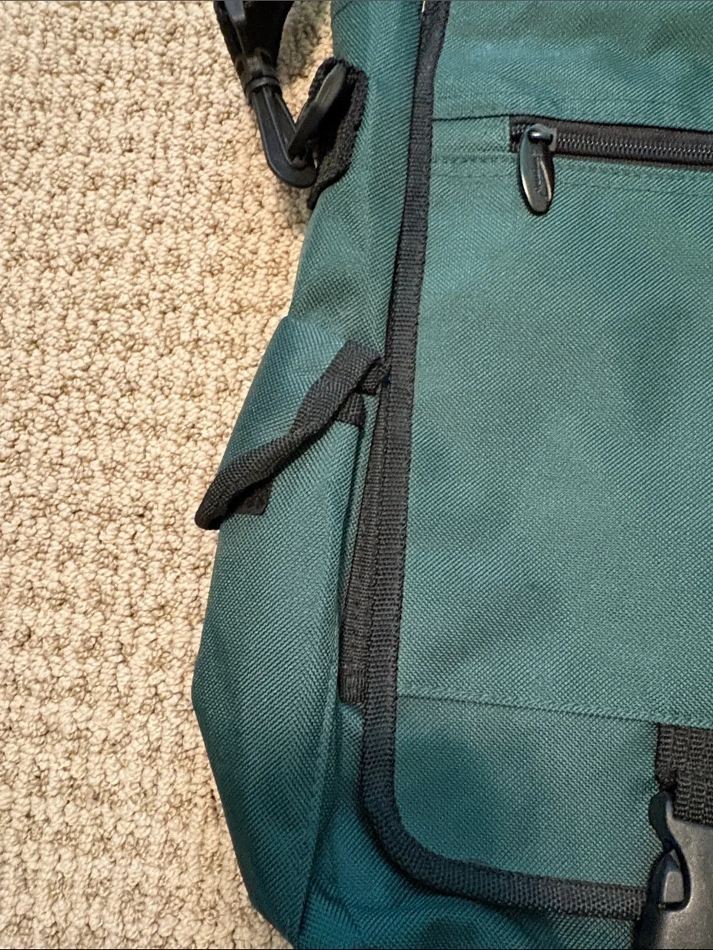 Green Messenger Bag by 4Imprint, U Penn logo